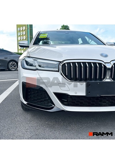 Bmw G30 M Sport Lcı Mp Ön Tampon Flap Takımı Parlak Siyah