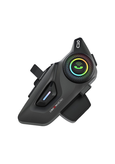 Crown C10 Motosiklet Kask Bluetooth Kulaklık Seti - Mobil Uygulama Destekli - İntercom / İnterkom -