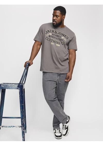 Jack & Jones Büyük Beden Glenn 703 Slim Fit Jean - 12277691 Grey Denim Jack & Jones Büyük Beden Glenn 703 Slim Fit Jean - 12277691 Grey Denim