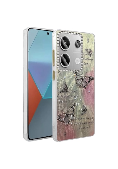 Xiaomi Redmi Note 13 Pro 4g Kılıf Blade Aynalı Desenli Kapak - Desen 6 -