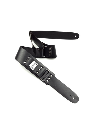 Leatherton Lt Loader Hakiki Deri Gitar Askısı Siyah