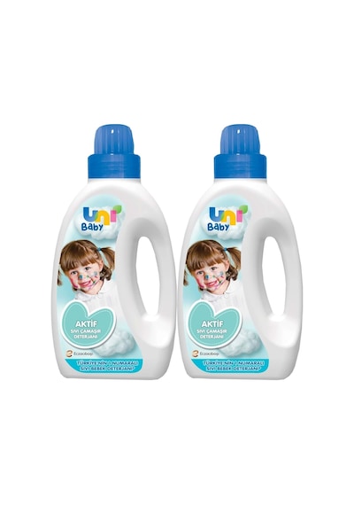 Sıvı Çamaşır Deterjanı 1500ml Aktif Mavi 2 Li Set
