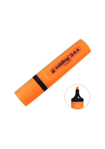 Edding Fosforlu Kalem 344 Turuncu