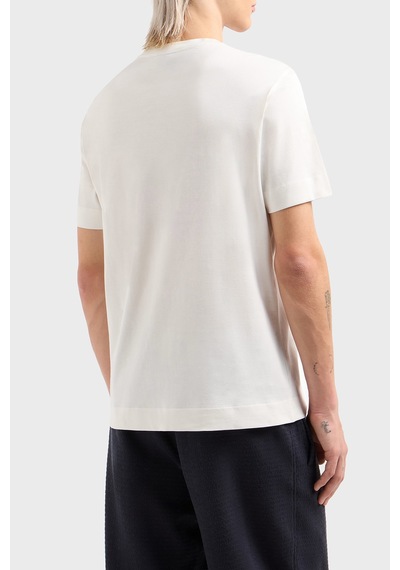 Emporio Armani Erkek T Shirt Em001068 Af12926 U0003 Beyaz Beyaz