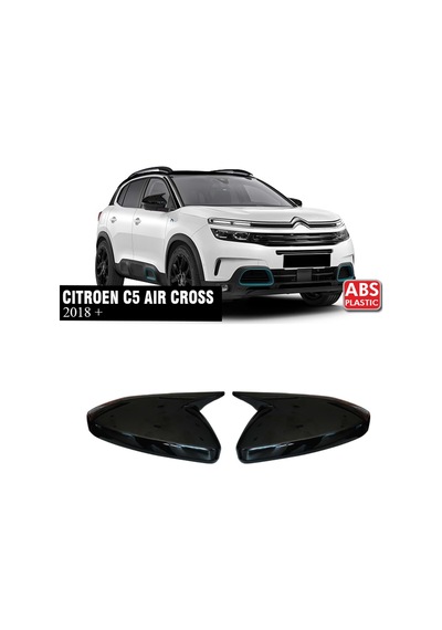 Citroen C5 Aircross Batman Yarasa Ayna Kapağı Piona Black Abs 2018+