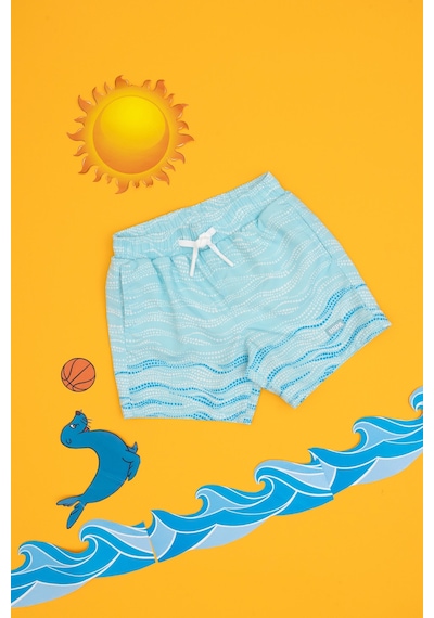 U.s. Polo Assn. Erkek Çocuk Aqua Deniz Şortu 50309569-vr007 Aqua