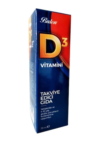 Balen D3 Vitamini 20 ML (Sıvı D Vitamini)