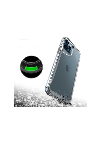 Apple Uyumlu  iPhone 12 Pro Kılıf Zore T-Max Köşeleri Korumalı Kılıf Renksiz