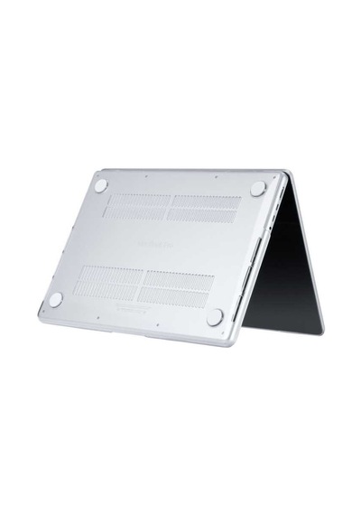 Apple Uyumlu MacBook 14.2' 2021 Zore Msoft Kristal Kapak Siyah