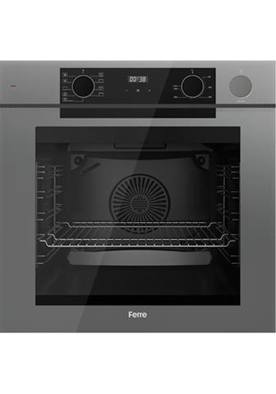 Ferre Steam Plus 75 Serisi QEP64CPR-RS038 2li Cam Ankastre Set