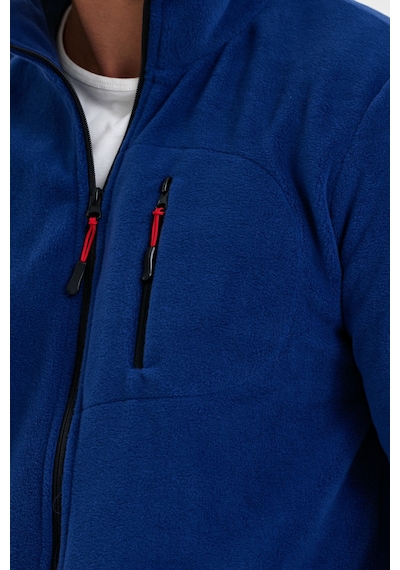Monox Erkek Outdoor Fermuarlı Polar Ceket 001 Saks