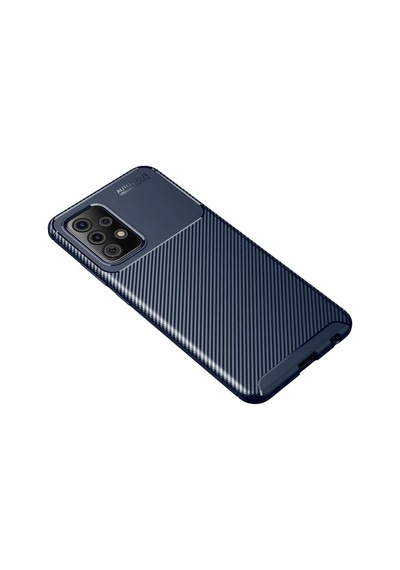 Samsung Uyumlu  Galaxy A52 Kılıf Auto Focus Karbon Kapak - Lacivert 0.2M-Çok Renkli