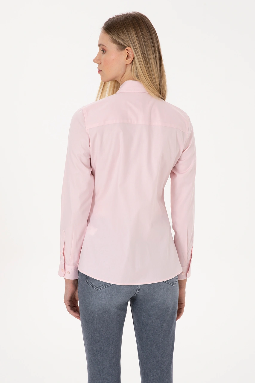 U.s. Polo Assn. Kadın Açık Pembe Gömlek Basic 50308038-vr078 Acık Pembe