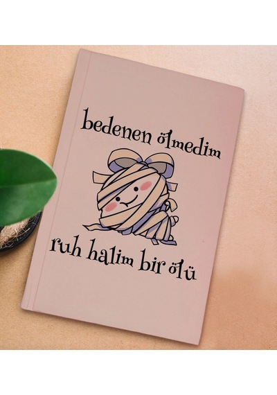 Bk Gift Sert Kapaklı Pudra Pembesi Lastikli Defter , Arkadaşa Hediye, Yeni İş Hediyesi, Doğum Günü Hediyesi-5 Pembe