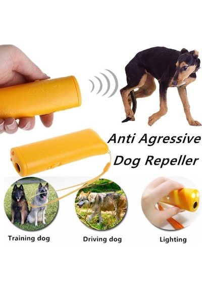 El Tipi Köpek Kovucu Kedi Ve Köpek Kovucu Ve Eğitici Ses Cihaz Siyah