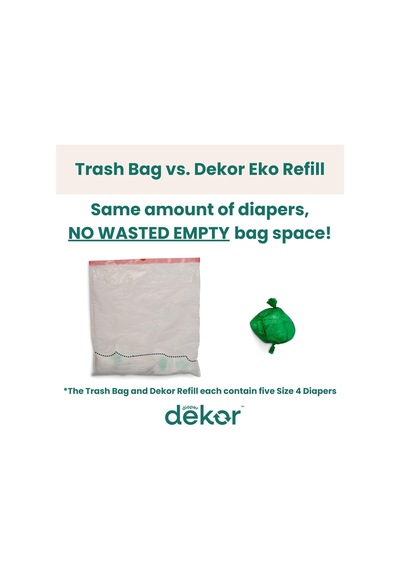Bebek Bezi Dekor Eko Klasik Bebek Bezi Kovası Yedekleri / 4'lü Paket Diğer