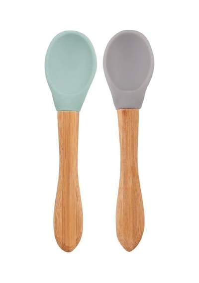 Mama Kaşığı River Green/powder Grey Açık Ahşap