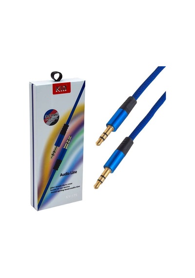 Powermaster Pm-3778 3.5 Mm 1.2 Metre Erkek/Erkek Lacivert Stereo