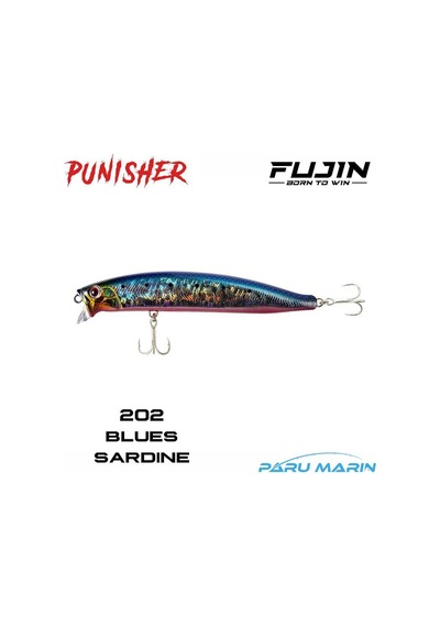 Fujin Punisher 105sw 10.5cm 16gr. Maket Balık 202 Blues Sardine