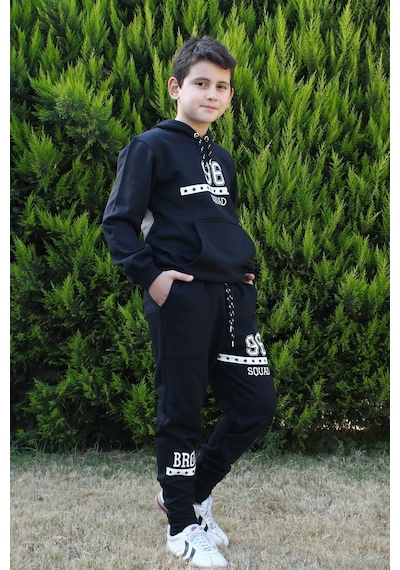 Fyk Kids 3'lü Erkek Çocuk 96-trex-düz Model Eşofman Takımı Çok Renkli