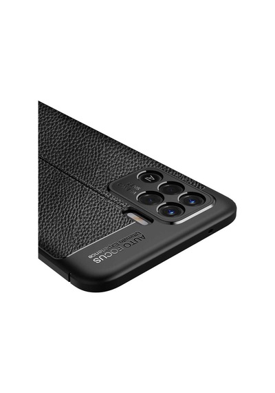 Oppo Reno 5 Lite Kılıf Deri Tarzı Niss Silikon Case
