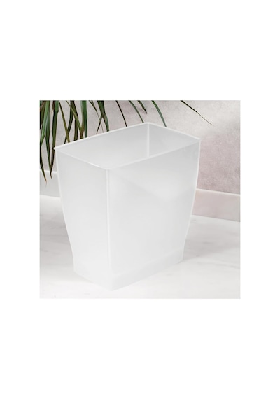 İdesign 64720eu Spa Rechteckiger Mülleimer, 11 Liter, Mattiert Belirtilmemiş