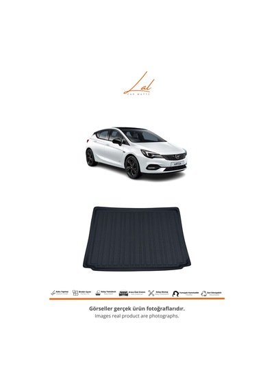 Opel Astra K 2015-2021 3d Havuzlu Paspas Bagaj Havuzu Seti