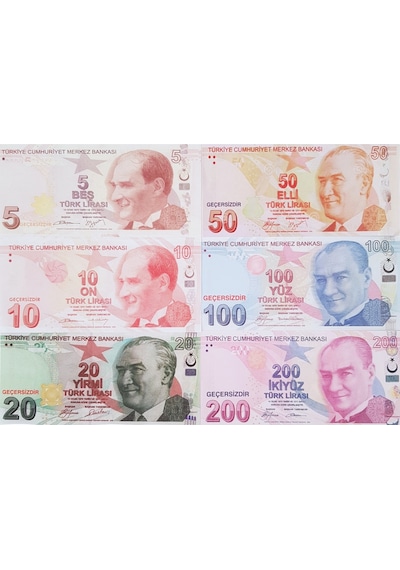 300 Adet Geçersiz Para Parti Şaka Düğün Karışık Türk Lirası
