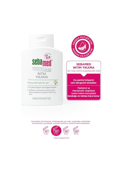 Sebamed Kuruma ve İrritasyon Karşıtı Menopoz İntim Yıkama - Hassas Cilt Dış Genital Bölge Temizleyici 200 ML
