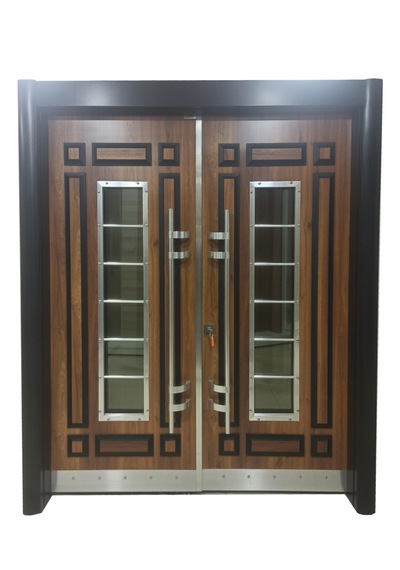 Çelik Kapı Modelleri Saruhan Kabartma Model Bina Kapısı Sağ