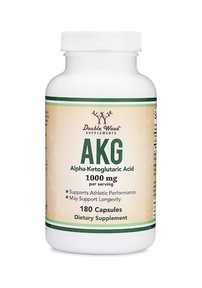 Double Wood Alpha-ketoglutaric Acid Akg Aakg - 180 X 500 Mg
