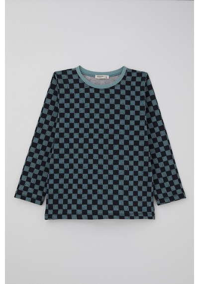 Breeze Erkek Çocuk Pijama Takımı Ekose Desenli 4-8 Yaş, Karışık Renk Karışık Renk