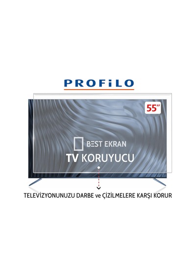 Profilo 55pa545eqg Tv Ekran Koruyucu - Profilo 55" İnç 139cm 4k Qled Tv Ekran Koruyucu Paneli