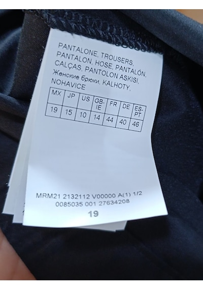 Marina Rinaldi Ragione Pantolon Mrm21.2132112 Siyah Çok Renkli