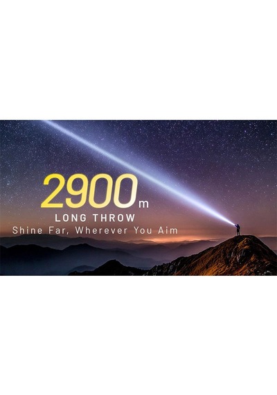 Nıtecore P40 2000 Lumen Sarjlı El Fener Siyah