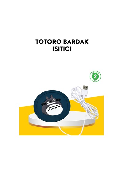 Usb Isıtıcı Bardak Altlığı Totoro Desenli 45 60 Sıcaklık Koruma
