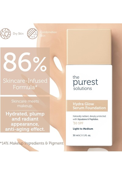 Nemlendirici & Canlandırıcı Serum Fondöten Spf 50, 30 Mililitre Açık/orta Ton