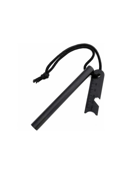 10cm Boy 1cm En Full Magnezyum Ateş Başlatıcı Bar -%100 Katkısız Alüminyum İçermez Fire Starter Siyah Beyaz