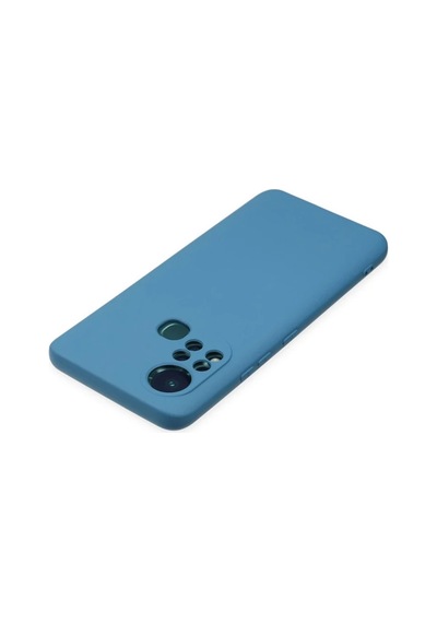 İnfinix Hot 11s Kılıf Nano İçi Kadife Silikon - Mavi 0.2M-Çok Renkli