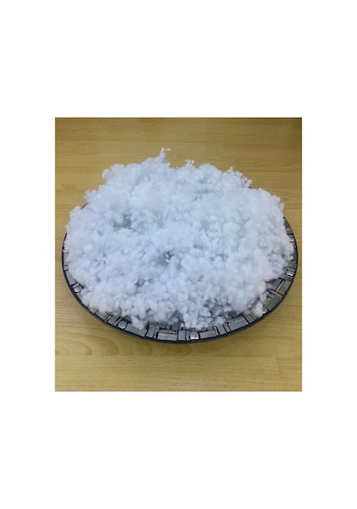 Boncuk Elyaf %100 Silikonlu 1 Kg Beyaz