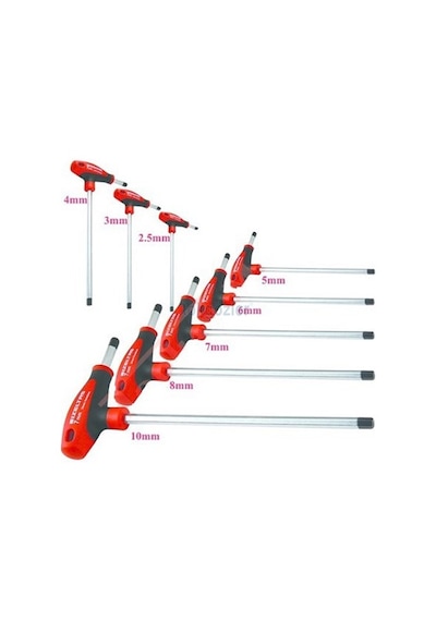 İzeltaş 4920 T Tipi Allen Anahtar Takımı - 8 Parça
