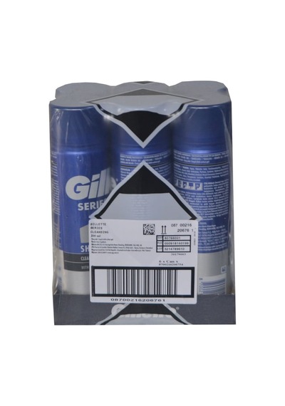 Gillette Series Traş Jel 200 Ml Charcoal 8'li Paket