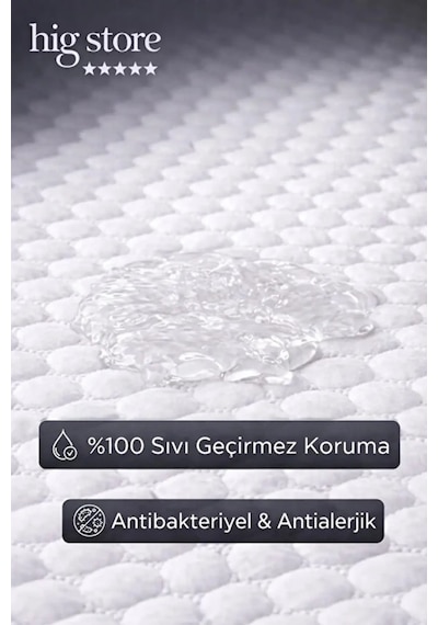 Desert Touch Fitted %100 Pamuk Su Sıvı Geçirmez Yatak Koruyucu Alez Tek-çift Battal Yastık Boy Beyaz