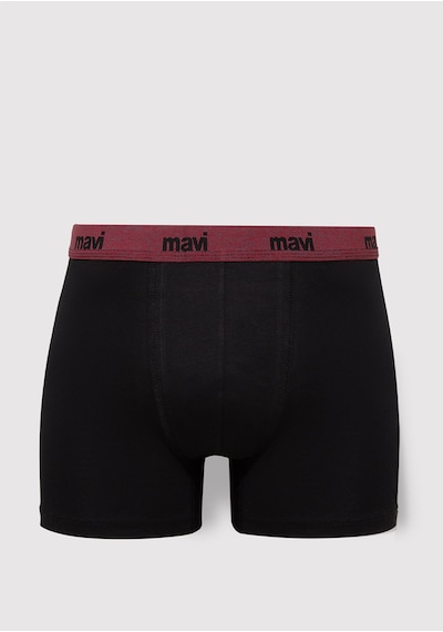 Mavi - 3Lü Siyah Basic Boxer Seti 0911408-85585