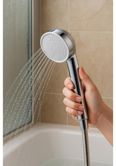 Duş Başlığı Yüksek Basınçlı Su Tasarruflu Banyo Shower Head, Kireç Önleyici Filtreli 3 Kademeli Ayarlanabilir Sprey, Evrensel Bağlantı Diğer