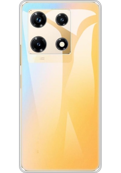 Infinix Note 30 Pro İle Uyumlu Kapak Kamera Korumalı Süper Silikon Şeffaf Kılıf