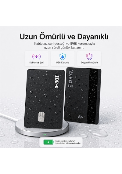 Hbb-k Apple Uyumlu iOS &android Akıllı Kart Siyah 1 Adet