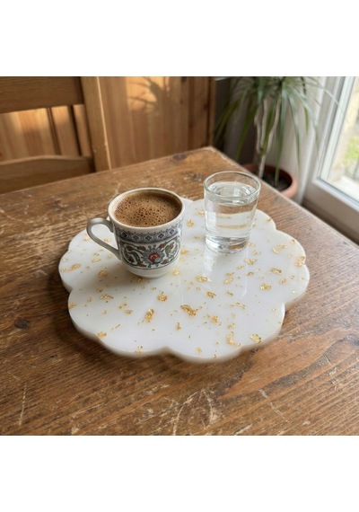 Tahtakale Toptancı Epoksi Papatya Model Tepsi Kalıbı 16 Cm