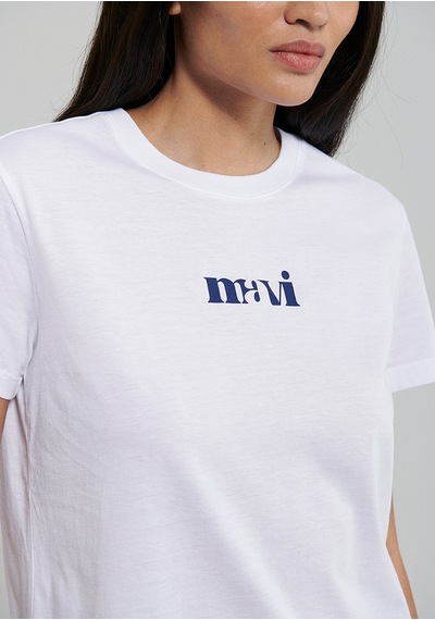 Mavi - Mavi Logo Baskılı Beyaz Tişört 1612241-620 Beyaz Mavi - Mavi Logo Baskılı Beyaz Tişört 1612241-620 Beyaz