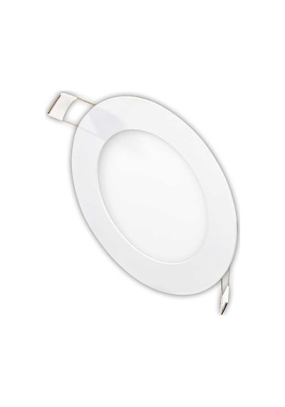 5 Adet 6w 6500k Beyaz Smd Ledli Yuvarlak Slim Panel Kdl400 Beyaz